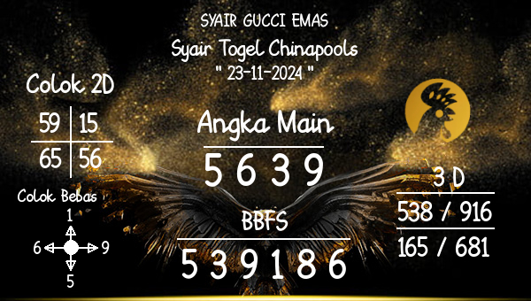 SYAIR GUCCI EMAS - Syair Togel Chinapools