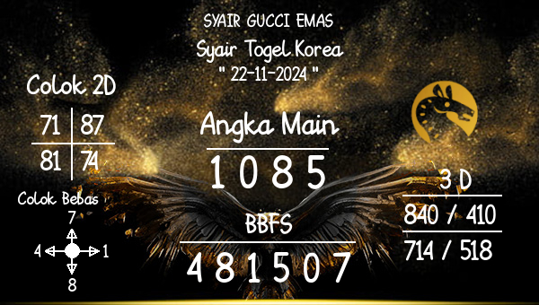 SYAIR GUCCI EMAS - Syair Togel Korea