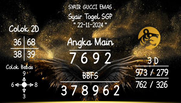 SYAIR GUCCI EMAS - Syair Togel SGP