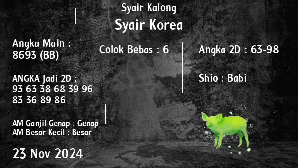 Syair Kalong - Syair Korea