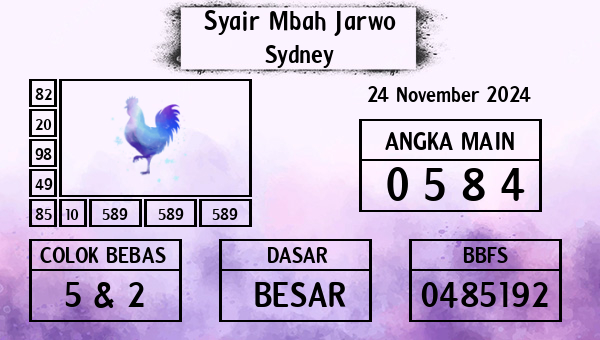 Syair Mbah Jarwo - Sydney