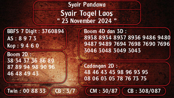 Syair Pandawa - Syair Togel Laos