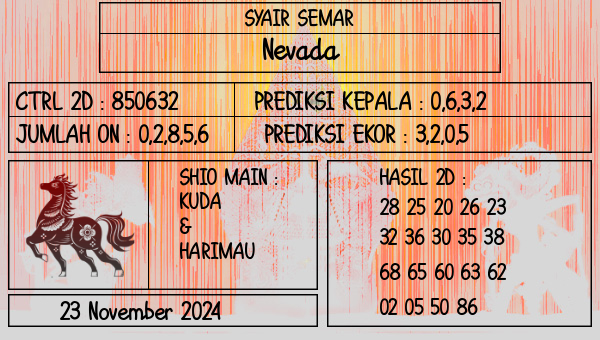 SYAIR SEMAR - Nevada