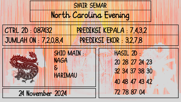 SYAIR SEMAR - North Carolina Evening