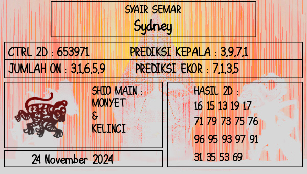 SYAIR SEMAR - Sydney