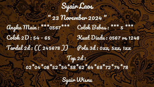 Syair Wisnu - Syair Laos